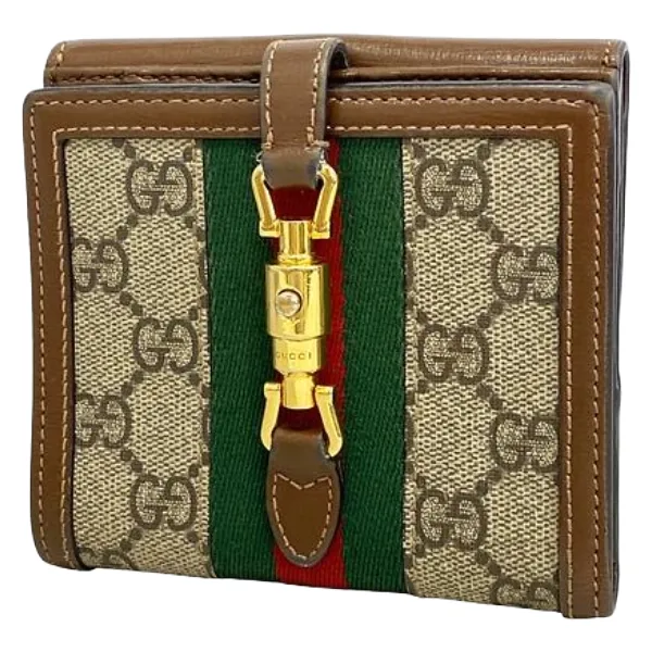 グッチ GGスプリーム シェリーライン ニュージャッキー 財布 PVC