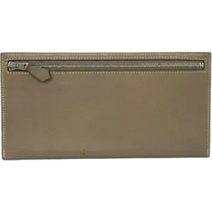 エルメス ポーチ レザー □K刻印 シルバー金具