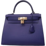 エルメス ケリー28 ハンドバッグ レザー C刻印 ゴールド金具