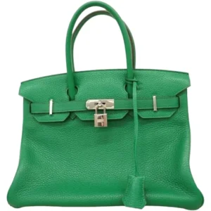エルメス バーキン30 ヴェルソ ハンドバッグ レザー A刻印 シルバー金具