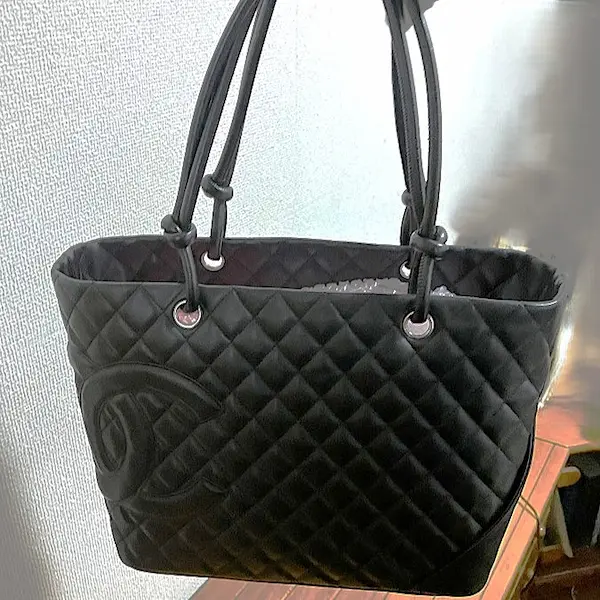 シャネル　カンボンライン　トートバッグ