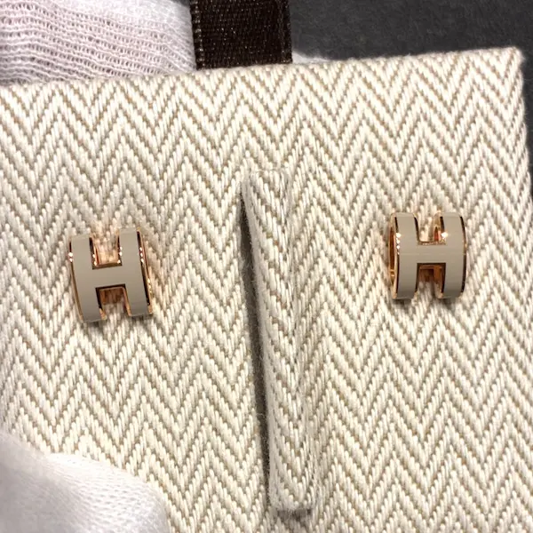 エルメス　ミニ・ポップH　ピアス