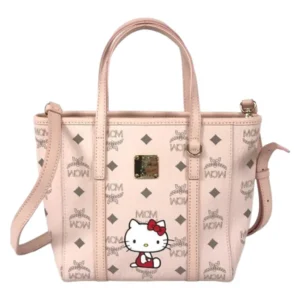 MCM トートバッグ レザー HELLO KITTYコラボ