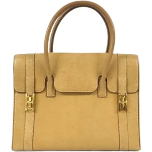 エルメス ドラッグ27 ハンドバッグ レザー ○I刻印 ゴールド金具