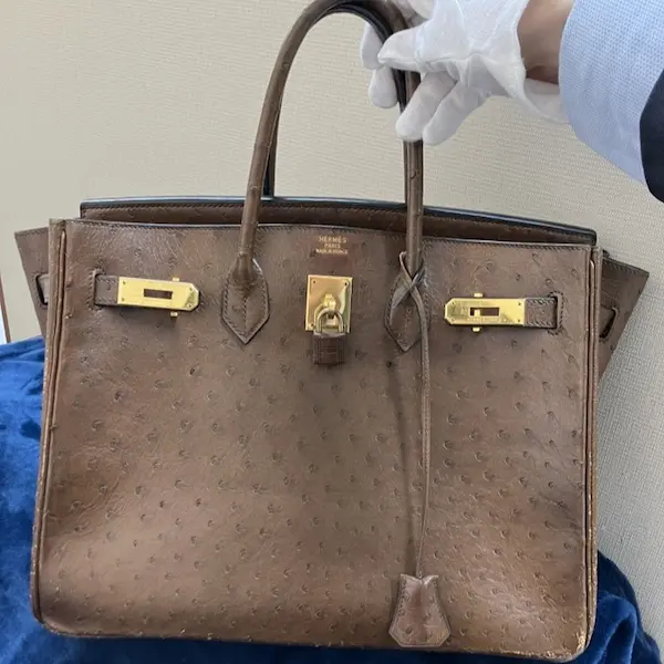 エルメス　バーキン35　□E刻印