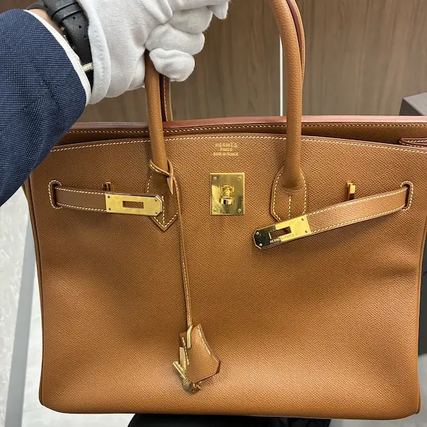 エルメス　バーキン35　□E刻印