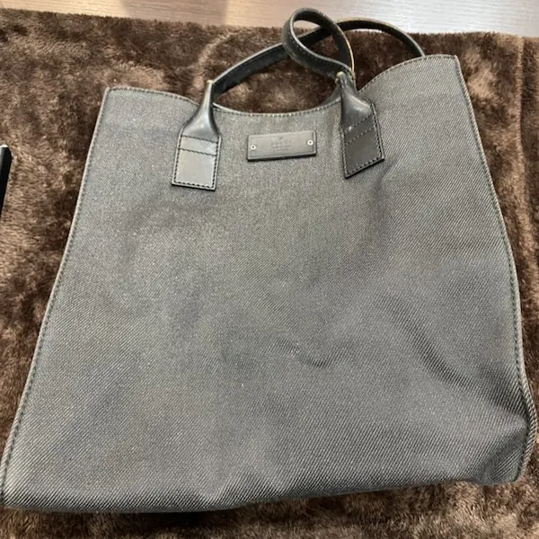 グッチ　デニム　トートバッグ