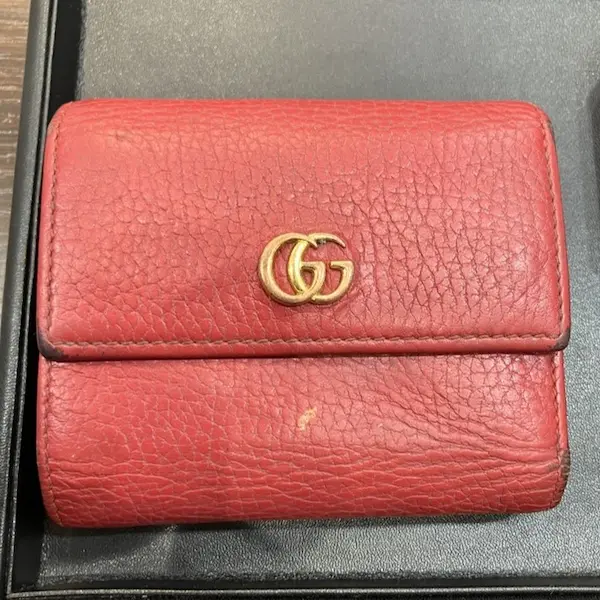 グッチ　GGマーモント　三つ折り財布