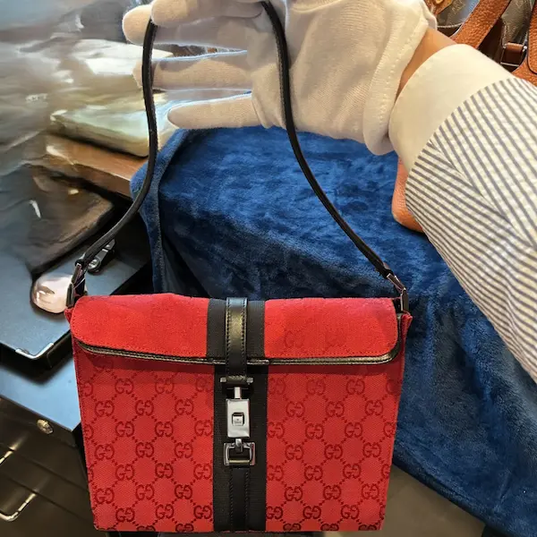 グッチ　GGキャンバス　ジャッキー　ショルダーバッグ