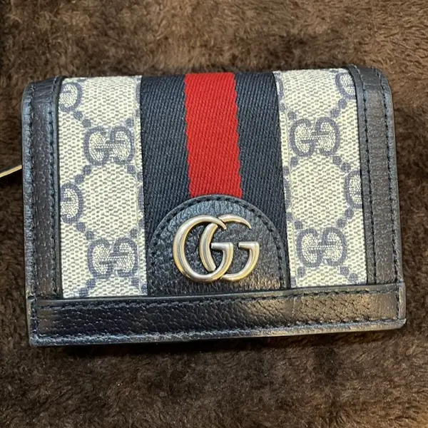 グッチ　GGスプリーム　オフィディア GG　カードケース ウォレット