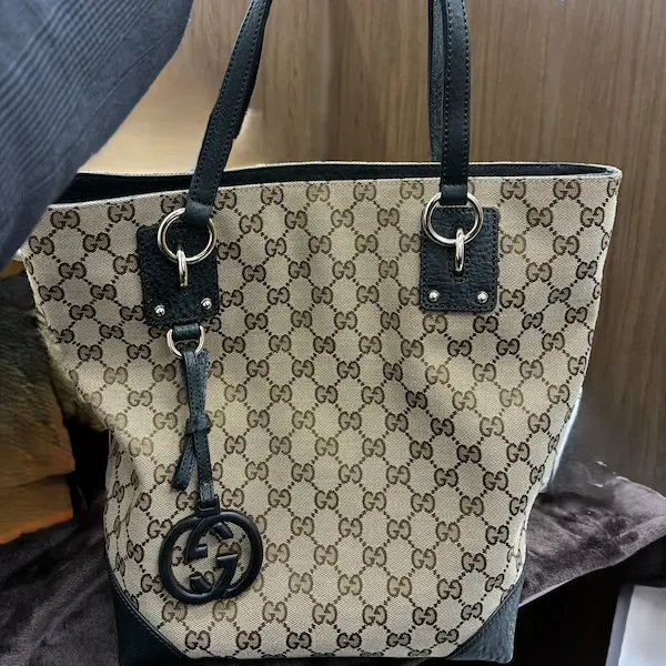 グッチ　GGキャンバス　トートバッグ