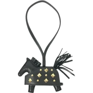 エルメス ロデオロベオロックPM チャーム レザー K刻印 ゴールド金具
