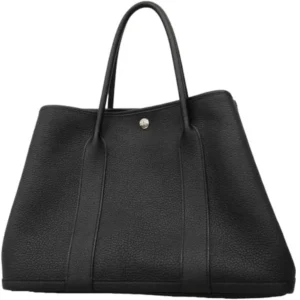 エルメス ガーデンパーティPM トートバッグ レザー D刻印 シルバー金具
