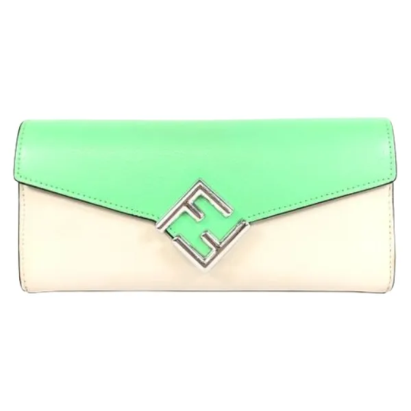 フェンディ FFダイヤモンド 財布 レザー