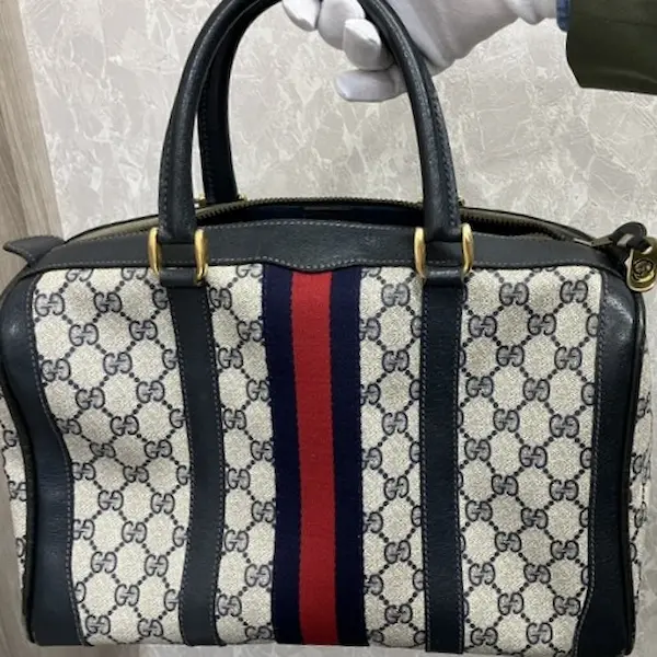 グッチ　オールドグッチ　シェリーライン　GGプラス　ミニボストンバッグ