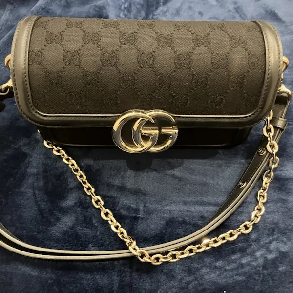 グッチ　GGマーモント　チェーンショルダーバッグ