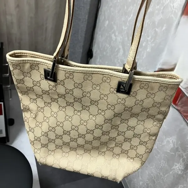 グッチ　GGキャンバス　トートバッグ