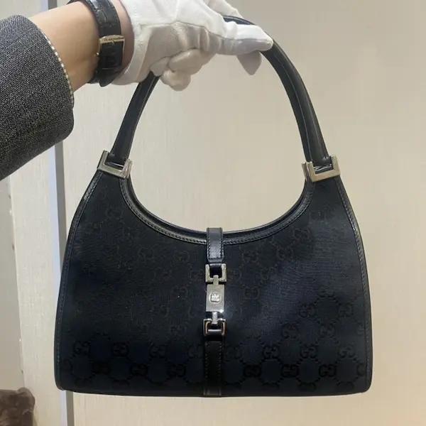 グッチ　GGキャンバス　ジャッキー　ハンドバッグ