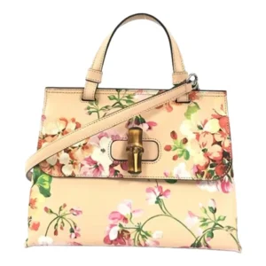 グッチ バンブー ハンドバッグ レザー