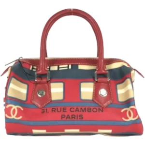 シャネル セントラルステーション ハンドバッグ レザー