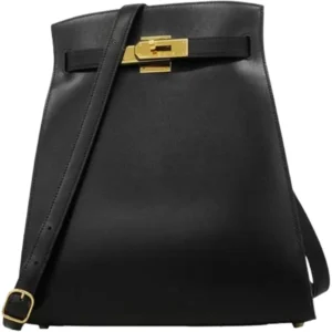 エルメス ケリースポーツMM ショルダーバッグ レザー □B刻印 ゴールド金具