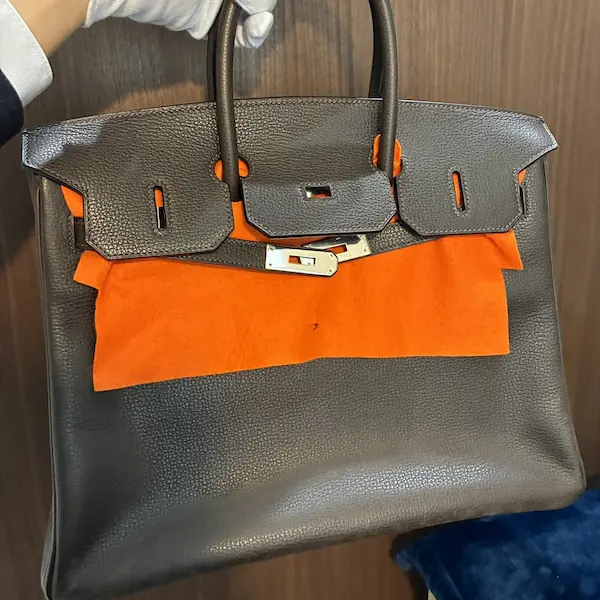 エルメス　バーキン35　□J刻印