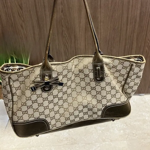 グッチ　GGキャンバス　プリンシー　ショルダーバッグ