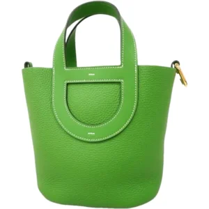 エルメス インザループPM ハンドバッグ レザー W刻印 ゴールド金具