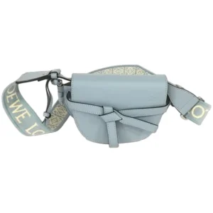 ロエベ アナグラム ゲートデュアルミニ ショルダーバッグ レザー