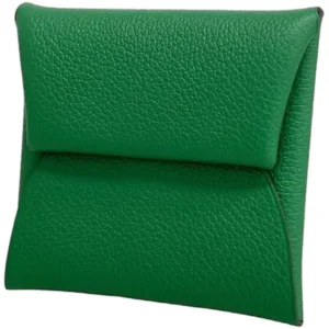 エルメス バスティア コインケース レザー C刻印 シルバー金具