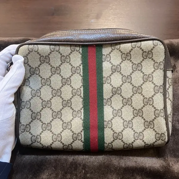 グッチ　オールドグッチ　シェリーライン　ポーチ