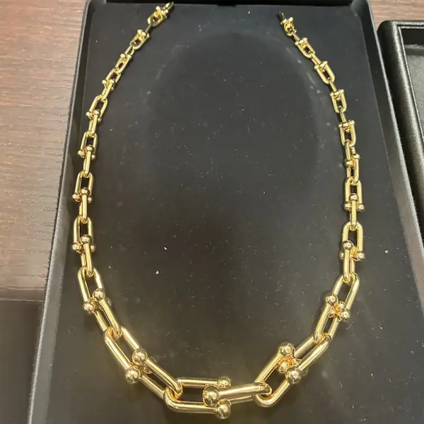 ティファニー　ハードウェア　グラジュエイテッド　リンク　ネックレス