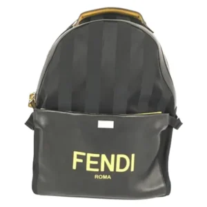 フェンディ ペカン リュックサック ナイロン レザー