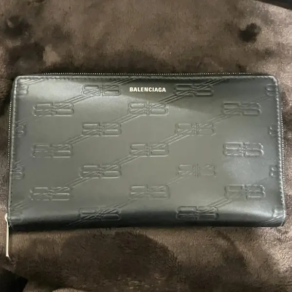 バレンシアガ　BBモノグラム　シグネチャー　コンチネンタルウォレット