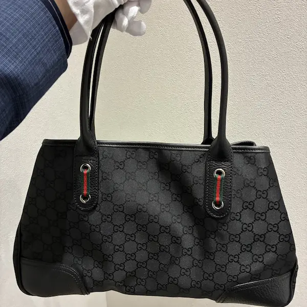 グッチ　GGナイロン　シェリーライン　トートバッグ