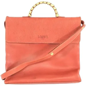 ロエベ ベラスケス ハンドバッグ レザー
