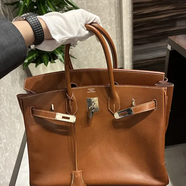 エルメス　バーキン35　□G刻印