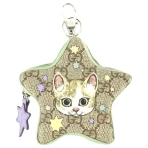 グッチ GGスプリーム ポーチ キャンバス レザー ヒグチユウココラボ