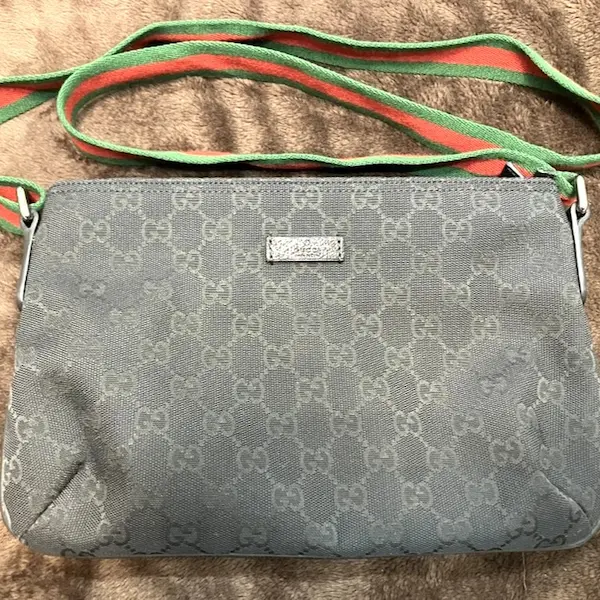 グッチ　GGキャンバス　シェリーライン　ショルダーバッグ