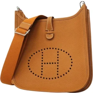 エルメス エヴリン23 ショルダーバッグ レザー G刻印 シルバー金具
