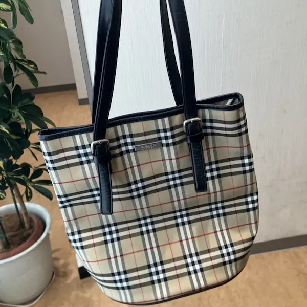 バーバリー　ノバチェック　トートバッグ