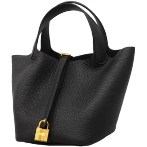 エルメス ピコタンロックPM ハンドバッグ レザー K刻印 ゴールド金具