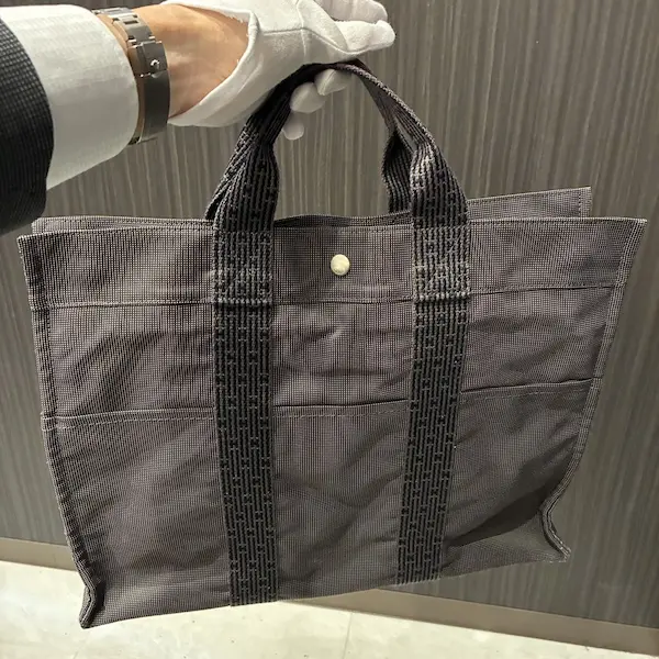エルメス　エールラインMM　トートバッグ