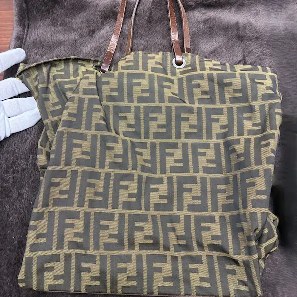 フェンディ　ズッカ　キャンバス　トートバッグ