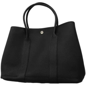 エルメス ガーデンパーティPM トートバッグ レザー W刻印 シルバー金具