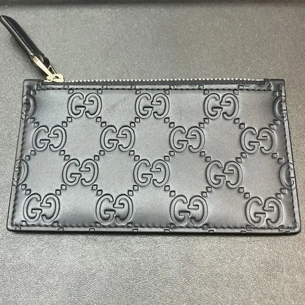 グッチ　グッチシマ　レザー　カードケース