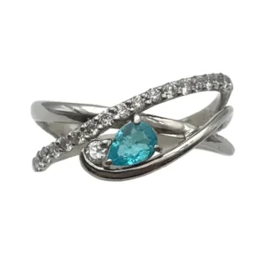 パライバトルマリン リング 0.263 ct