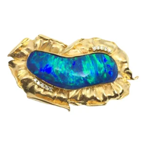 ボルダーオパール ブローチ 29.62ct