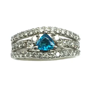 パライバトルマリン リング 0.28 ct
