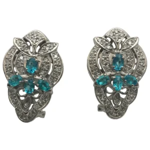 パライバトルマリン イヤリング 0.43 ct